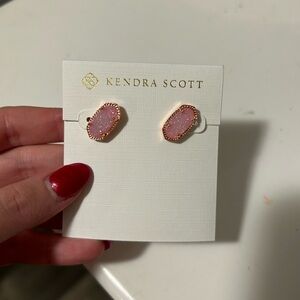 Kendra Scott Blush Pink Oval Earrings